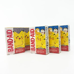 [ohGCh] |PJnp5ZbgBand-Aid POKEMON@@20 Johnson & Johnson Pokemon Characters for Kids, Assorted Sizes 20 ct