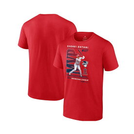 【祝 2023 MVP アメリカン・リーグ】大谷翔平 選手 -アメリカ直送- アメリカメジャーリーグ公式ライセンス Tシャツ エンジェルス・MLBオフィシャル 最優秀選手　Shohei Ohtani Los Angeles Angels Fanatics Branded 2023 AL MVP T-Shirt RED