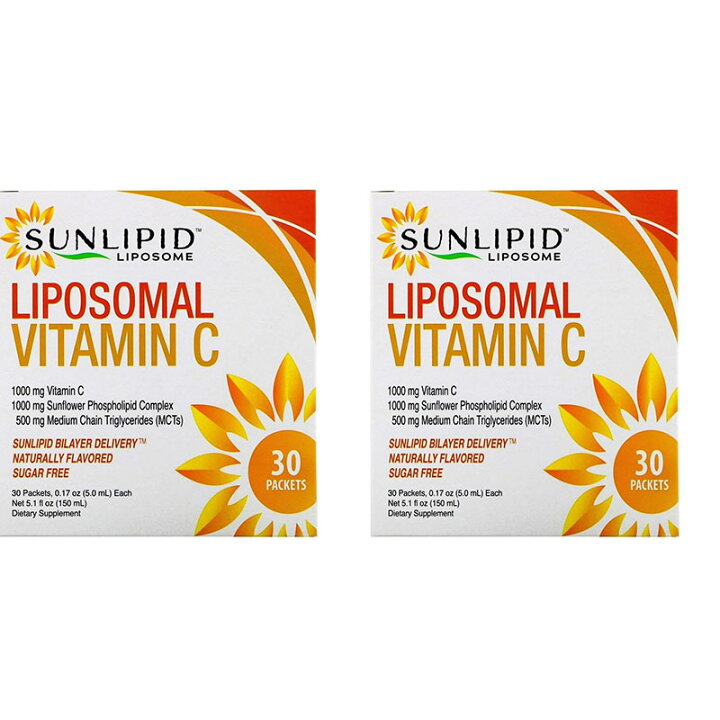 楽天市場】サンリピド Sunlipid リポソームビタミンC 30袋入り2箱 