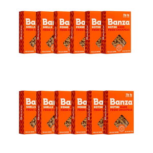 ��e�ʁI�@3��ލ��v12������E�o���U�@3��� �O���e���t���[�p�X�^�@�o���G�e�B�Z�b�g�@�O���e���t���[�E�r�[�K���E�A�����@Banza Chickpea Pasta, Variety Pack (4 Penne/4 Rotini/4 Shells) - Gluten Free Health