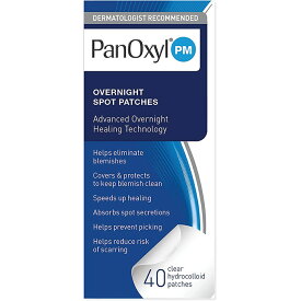 【SALE】PanOxyl （パンオキシル）ニキビパッチ　オーバーナイト 40枚入り　PanOxyl PM Overnight Spot Patches