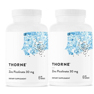 Thorne Research�А��@(�\�[�����T�[�`)�@�����@�W���N�E�s�R���l�C�@180�J�v�Z������×2���@Thorne Research - Zinc Picolinate�@ 30 mg