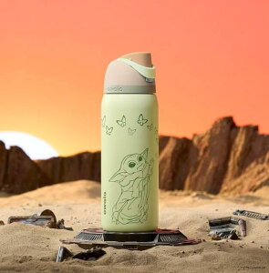 �y�R��h�~ × �����^�b�`�J�z�I���� Owala Star Wars FreeSip �O���[�O�[ �X�e�����X�{�g�� ���� 946ml �X�^�[�E�H�[�Y �}���_�����A�� �ۗ� �^��f�M �X�g���[ ������ �����@Owala Star Wars FreeSip Stain