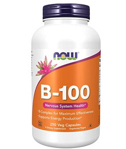 �y������Ċ������T�v�������g�P�[�X�E�v���[���g���zNOW Foods B-100 250�� �r�^�~��B�R���v���b�N�X B�Q�T�v�� ���ܗL�^�C�������[�X �x�W�J�v�Z�� �i�E�t�[�Y �T�v�������g�@NOW Supplements, Vitam