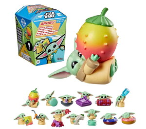 �y5�Z�b�g�zHasbro �X�^�[�E�E�H�[�Y �O���[�O�[ �x�r�[���[�_ �A�^�b�N�X�i�b�N �V���[�Y1 �T�v���C�Y�~�j�t�B�M���A�@The Mandalorian�@ Star Wars Grogu Attack Snacks