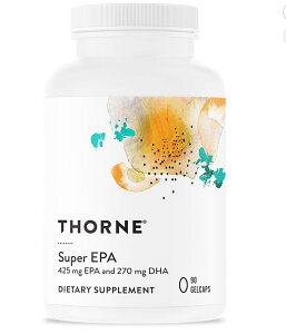 Thorne Research - �\�[�����T�[�`�@�X�[�p�[EPA�@�Z�k�I���K�@90�J�v�Z������@Thorne Super EPA - Omega-3
