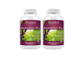 【もらって嬉しいサプリメントケース・プレゼント中】trunature Resveratrol Plus 250mg 140粒 レスベラトロール プラス サプリメント 赤ワインエキス ぶどう種子エキス 緑茶エキス ベジタリアンカプセル コストコ