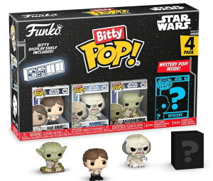 �y�J����܂ŕ�����Ȃ����N���N���z�yFunko�����zBitty Pop! �X�^�[�E�E�H�[�Y �i�E�n���E�\���E�����p �_�S�o ���[�_�j4�̃Z�b�g�E�~�X�e���[�t�B�M���A�t���@Funko Pop Bitty: Star Wars - Han Solo, Wa