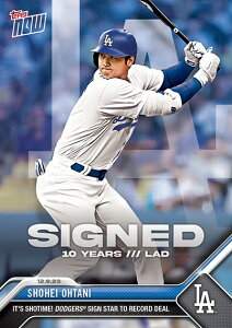 LA hW[XEJĕ I cLO g[fBOJ[h 2023 MLB TOPPS NOW Card Los Angeles Dodgers Shohei Ohtani