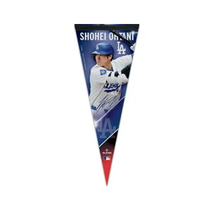 �y���ʌ���E�݌ɂ���/ ���������zMLB �I�t�B�V�����ELA �h�W���[�X 17 ��J�ĕ� �I��@�v���~�A���y�i���g�@�I�t�B�V�����@�t���b�O�@���@ Shohei Ohtani Los Angeles Dodgers WinCraft 12" x 30" Premium Pennan