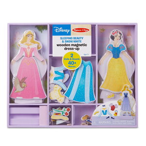 yؐ}OlbgzfBYj[@X̔P@ւl`Zbg@Melissa & Doug Disney Sleeping Beauty and Snow White Magnetic Dress-Up Wooden Doll