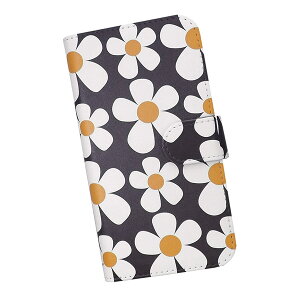 AQUOS wish5 SH-52F/A502SH/SH-M32 用 スマートフォンケース スマホ カバー スマホケース 手帳型 プリントケース 花柄 フラワー パターン画(046)