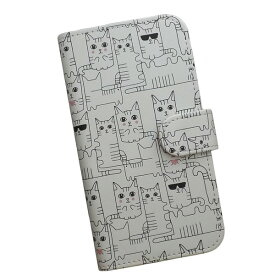 iPhone12/iPhone12 Pro/iPhone12 mini/iPhone12 Pro Max 用 スマートフォンケース スマホ カバー スマホケース 手帳型 プリントケース 猫 ネコ cat イラストアニマル サングラス(632)