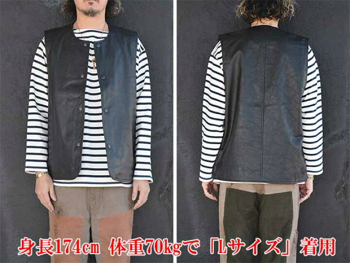 楽天市場】【AT-DIRTY/アットダーティー】2026SS「Jerkin Leather Vest