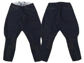 【BLACK SIGN/ブラックサイン】2024SS「Dark Indigo Denim Sheriff Breeches/ダークインディゴデニムシェリフブリーチーズ」(BSSP-23508)【あす楽対応】(Jeff Decker/アメカジ/ハーレー/ジョッパーズ/ミリタリー/ホットロッド/WOLF PACK/ウルフパック)