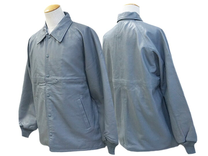楽天市場】全2色【BLUCO/ブルコ】2024AW「Leather Coach Jacket/レザー  