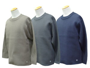 (30% OFF)�S3�F�yBLUCO/�u���R�z2025AW�uCrew Neck Rib Knit Sweater/�N���[�l�b�N���u�j�b�g�Z�[�^�[�v(155-15-001)(BWG/UNCROWD/�A���N���E�h/�A���J�W/�A�E�g�h�A/WOLF PACK/�E���t�p�b�N)