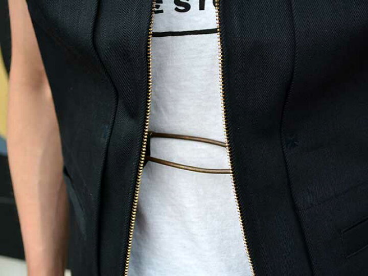 楽天市場】全3色【RED TAiL/レッドテイル】「Cross Denim Vest ”3rd  