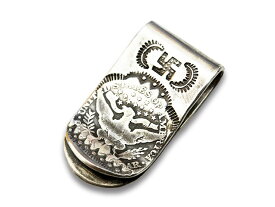 【CHOOKE/チョーク】「Quarter Dollar Clip”Eagle&Chief”/クォーターダラークリップ”イーグル&チーフ”」(O-24A)【あす楽対応】(オールドコイン/アンティークコイン/ヴィンテージコイン/ネイティブアクセサリー/ハーレー/アメカジ/プレゼント/ウルフパック)