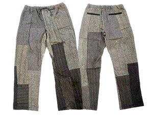 yDRESS HIPPY/hXqbs[z2023AWuHarris Patchwork Easy Pants/nXpb`[NC[W[pcvyyΉz(AT-DIRTY/Abg_[eB[/_/NO NAME/m[l[/Harris Tweed/AJW/n[[/z