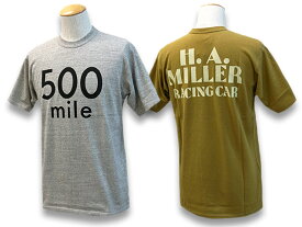 全2色【FREE WHEELERS/フリーホイーラーズ】2021SS「500 Mile Race Tee/500マイルレースTee」(2125010)【あす楽対応】(アメカジ/アウトドア/ハーレー/ホットロッド/ミリタリー/WOLF PACK/ウルフパック)