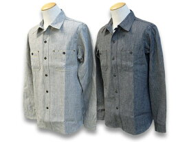 全2色【FREE WHEELERS/フリーホイーラーズ】「Work Shirts”Neal”/ワークシャツ”ニール”」(ペッパーシャンブレー/2313102)【あす楽対応】(ホイールズアパレル/アメカジ/アウトドア/ミリタリー/ハーレー/ホットロッド/WOLF PACK/ウルフパック)