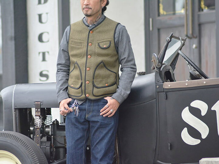 楽天市場】【FREE WHEELERS/フリーホイーラーズ】2023FW「Hunting Vest 