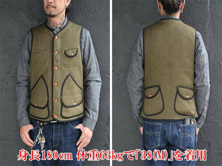 楽天市場】【FREE WHEELERS/フリーホイーラーズ】2023FW「Hunting Vest 