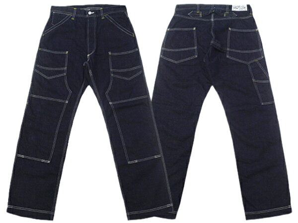 【FREE WHEELERS/フリーホイーラーズ】「Overalls”DERRICKMAN”/オーバーオールズ”デリックマン”」(2612004)  (ブートレガーズ/ワークパンツ/デニム/アメカジ/ミリタリー/ハーレー/ホットロッド/WOLF PACK/ウルフパック)