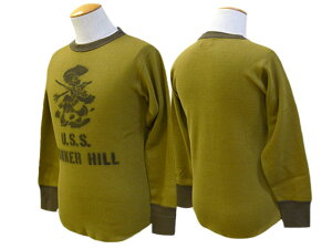 �yFREE WHEELERS/�t���[�z�C�[���[�Y�z2024FW�uCREW NECK TYPE�hU.S.NAVY CV-17 USS BUNKER HILL�h/�N���[�l�b�N�^�C�v�hU.S.NAVY CV-17 USS BUNKER HILL�h�v(2525002)(�A���J�W/�~���^���[/�A�E�g�h�A/�n�[���[/�o�C�J�[/