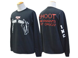 �y415 CLOTHING/415�N���[�W���O�z�uPrinted L/S Tee�hCrime Inc. with Guns�h/�v�����e�b�h�����O�X���[�uTee�h�v���C���C���N�E�B�Y�K���Y�h�v(FRISO/SO-CAL/�t���X�R/�K�x�[�W���S��/�o�C�J�[/�A���J�W/�n�[