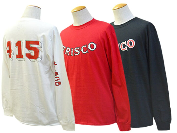 楽天市場】全3色【415 CLOTHING/415クロージング】「Printed L/S Tee 