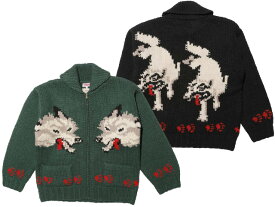 全2色【JELADO/ジェラード】2026AW「Cowichan Style Sweater”WOLF”/カウチンスタイルセーター”ウルフ”」(JP23806)【予約商品/2026年10-11月入荷予定】(The 2 Monkeys/トゥーモンキーズ/アメカジ/ハーレー/ホットロッド/WOLF PACK/ウルフパック)