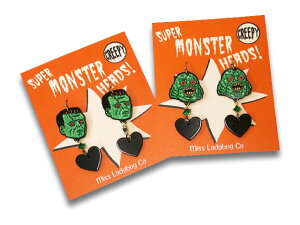 S2yMiss Ladybug/~XfB[oOz2021AWuMonsters Earrings with Heart/X^[YCAOXEBYn[gv(MLB-21-AW-G06)yyΉz(GANGSTERVILLE/MOX^[r/WEIRDO/GLAD HAND/Obhn