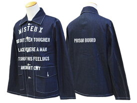 【MISTER X/ミスターエックス】2024SS「Prison Bound Jacket/プリズンバウンドジャケット」(24SS-MRX-001)(UNCHANGING LOVE/アンチェンジングラブ/POP EYES/ポップアイズ/アメカジ/ホットロッド/ハーレー/ホイールズアパレル/WOLF PACK/ウルフパック)