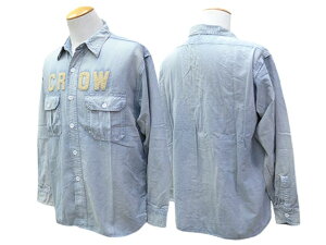 �yOLD CROW/�I�[���h�N���E�z2025SS�uCROW L/S Work Shirts/�N���E�����O�X���[�u���[�N�V���c�v(OC5108)(WEIRDO/�E�B�A�[�h/GLAD HAND/�O���b�h�n���h/GANGSTERVILLE/�M�����O�X�^�[�r��/�A���J�W/WOLF PACK/�E���t