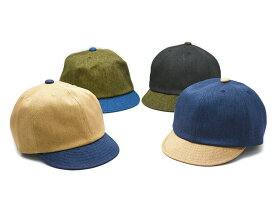 全4色【Mighty Shine/マイティーシャイン】「Bridge Cap”2 Tone”/ブリッジキャップ”2トーン”」(MSC-003-2)(THE FAT HATTER/ザ ファットハッター/帽子/ヘッドウェア/アメカジ/ミリタリー/アウトドア/ハーレー/バイカー/プレゼント/WOLF PACK/ウルフパック)