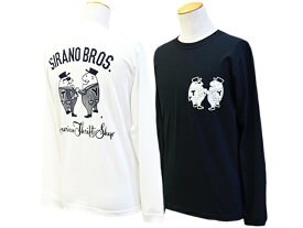 全2色【SIRANO BROS/シラノブロス】2023AW「7.2oz L/S Tee”Mr.T＆Mr.Y”/7.2ozロングスリーブTee”Mr.T＆Mr.Y”」【あす楽対応】(ホイールズアパレル/アメカジ/ハーレー/ホットロッド/WOLF PACK/ウルフパック)