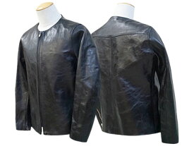 【FINE CREEK&CO/ファインクリークアンドコー】「Collarless Single Riders Jacket”Heavy Weight Bud”/カラーレスシングルライダースジャケット”ヘビーウェイトバド”」(ACJK015)【予約商品/2026年中入荷予定】(ファインクリークレザーズ/アメカジ/WOLF PACK)