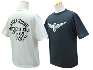 �S2�F�yATTRACTIONS/�A�g���N�V�����Y�z×�yMASA SCLULP/�}�T�X�J���v�z2026SS�uFlying Wheel S/S Tee/�t���C���O�z�C�[���V���[�g�X���[�uTee�v(AM0013)(�A���J�W/WEARMASTERS/�E�F�A�}�X�^�[�Y/BILTBUCK/�r���g�o