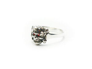 �yBILTBUCK by ATTRACTIONS/�r���g�o�b�N�o�C�A�g���N�V�����Y�z�uSmall Face Skull Ring/�X���[���t�F�C�X�X�J�������O�v(BS0006)(WEARMASTERS/�E�G�A�}�X�^�[�Y/�A���J�W/�n�[���[/WOLF PACK/�E���t�p�b�N)