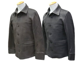 全2色【FINE CREEK&CO/ファインクリークアンドコー】「30's Leather Car Coat”Arcadia Deer”/30'sレザーカーコート”アルカディアディア”」(ACCO005)【予約商品/2026年中入荷予定】(ファインクリークレザーズ/アメカジ/ハーレー/WOLF PACK/ウルフパック)
