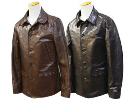 全2色【FINE CREEK&CO/ファインクリークアンドコー】「Car Coat”Keaton”/カーコート”キートン”」(ACCO006)【予約商品/2026年中入荷予定】(ファインクリークレザーズ/ハイラージレザー/MOSSIR/CWORKS/WOLF PACK/ウルフパック)