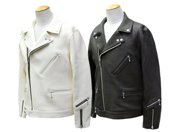 全2色【FINE CREEK&CO/ファインクリークアンドコー】「Deerskin Double Riders Jacket”Clubman”/ディアスキンダブルライダースジャケット”クラブマン”」(ACJK027)  (ファインクリークレザーズ/ハイラージレザーズ/アメカジ/革ジャン/ウルフパック)