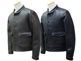全2色【FINE CREEK&CO/ファインクリークアンドコー】「30's Cossack Jacket”Joseph Jacket Goat”/30'sコサックジャケット”ジョセフジャケットゴート”」(ACJK063)【予約商品/2026年中入荷予定】(ファインクリークレザーズ/アメカジ/WOLF PACK/ウルフパック)