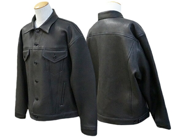 【CWORKS by FINE CREEK&CO/シーワークス バイ ファインクリークアンドコー】「Drop Shoulder Deerskin Jacket”Ban Field Deer”/ドロップショルダーディアスキンジャケット”バンフィールドディア”」(CWJK012)【予約商品/2026年中入荷予定】【予約受付中(※2026年中入荷予定・時期未定)】