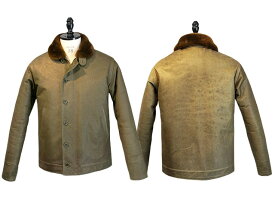 【CWORKS by FINE CREEK&CO/シーワークス バイ ファインクリークアンドコー】2025AW「Horsehide N-1 Deck Jacket”Scope”/ホースハイドN-1デッキジャケット”スコープ”」(CWJK032)【予約商品/2026年中入荷予定】(ファインクリークレザーズ/ウルフパック)