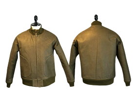 【CWORKS by FINE CREEK&CO/シーワークス バイ ファインクリークアンドコー】2025AW「Horsehide Deck Zip Jacket”Zephyr”/ホースハイドデッキジップジャケット”ゼファー”」(CWJK033)【予約商品/2026年中入荷予定】(ファインクリークレザーズ/ウルフパック)