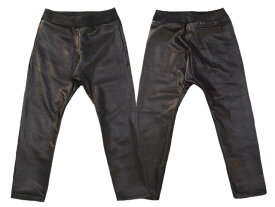 【MOSSIR by FINE CREEK&CO/モシール バイ ファインクリークアンドコー】「Washable Leather Tapered Track Pants”LENDER”/ウォッシャブルレザーテーパードトラックパンツ”レンダー”」(MOPT023)【予約商品/2024年11-3月入荷予定】