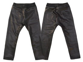 【MOSSIR by FINE CREEK&CO/モシール バイ ファインクリークアンドコー】「Washable Leather Tapered Track Pants”LENDER”/ウォッシャブルレザーテーパードトラックパンツ”レンダー”」(MOPT023)【予約商品/2026年中入荷予定】(ファインクリークレザーズ)